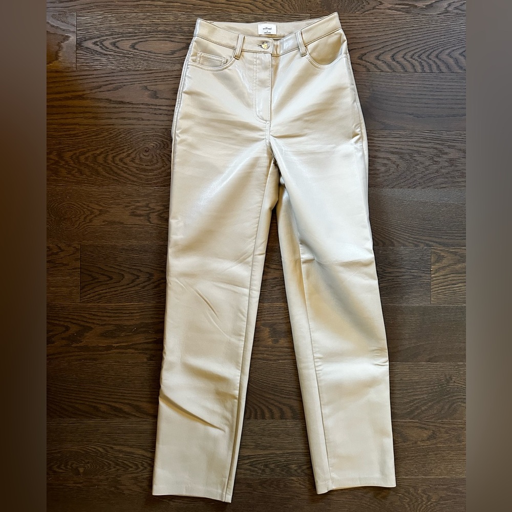 Aritzia Wilfred Melina Pant Regular Size 0 Sand White